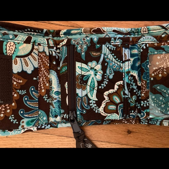 Vera Bradley Blue Paisley Wallet - Picture 4 of 4